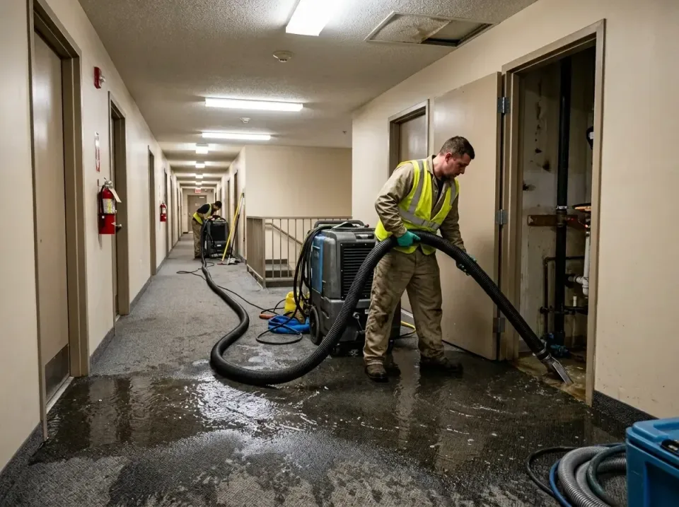 multi-unit-apartment-hallway-f-005 — frequently asked questions, Emergency Burst Pipe Water Extraction & Removal in Pocomoke…